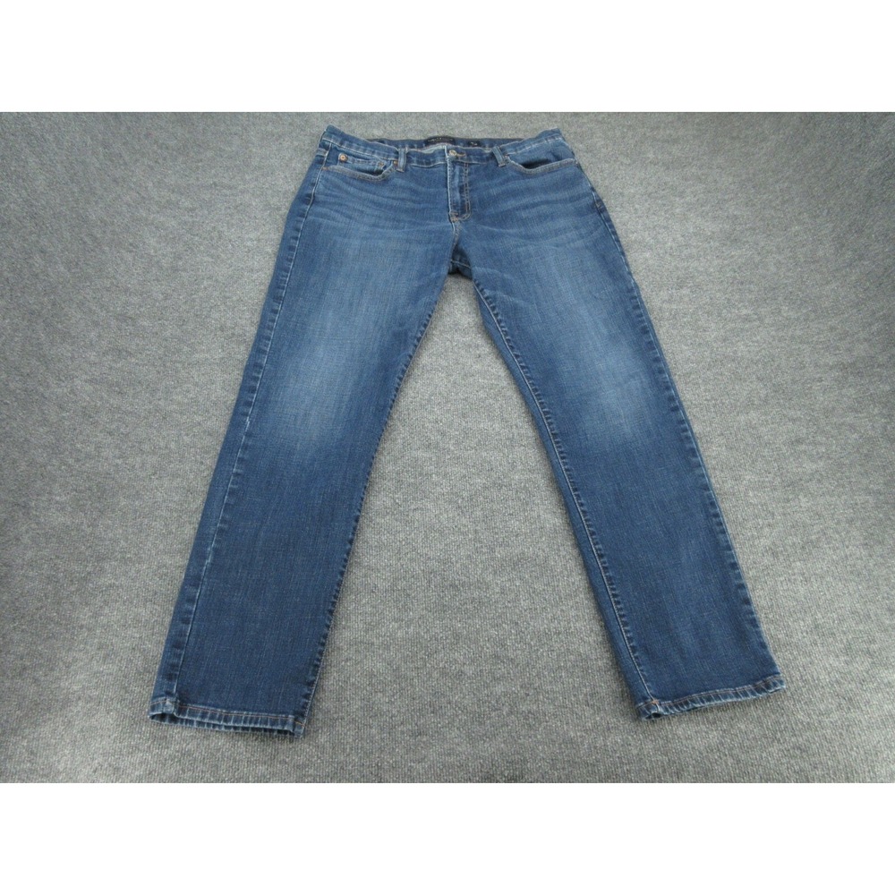 Lucky Brand Mens Jeans 221 Straight Blue Medium Wash Denim 38x32